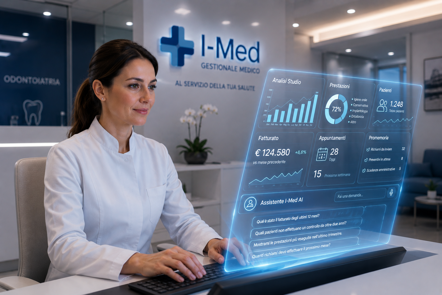 L'Assistente AI di I-Med: parla con i tuoi dati
